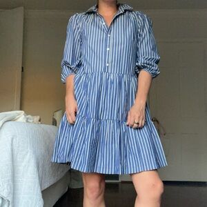 Gap Blue Striped Women's Dress